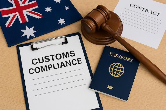Customs compliance visualization